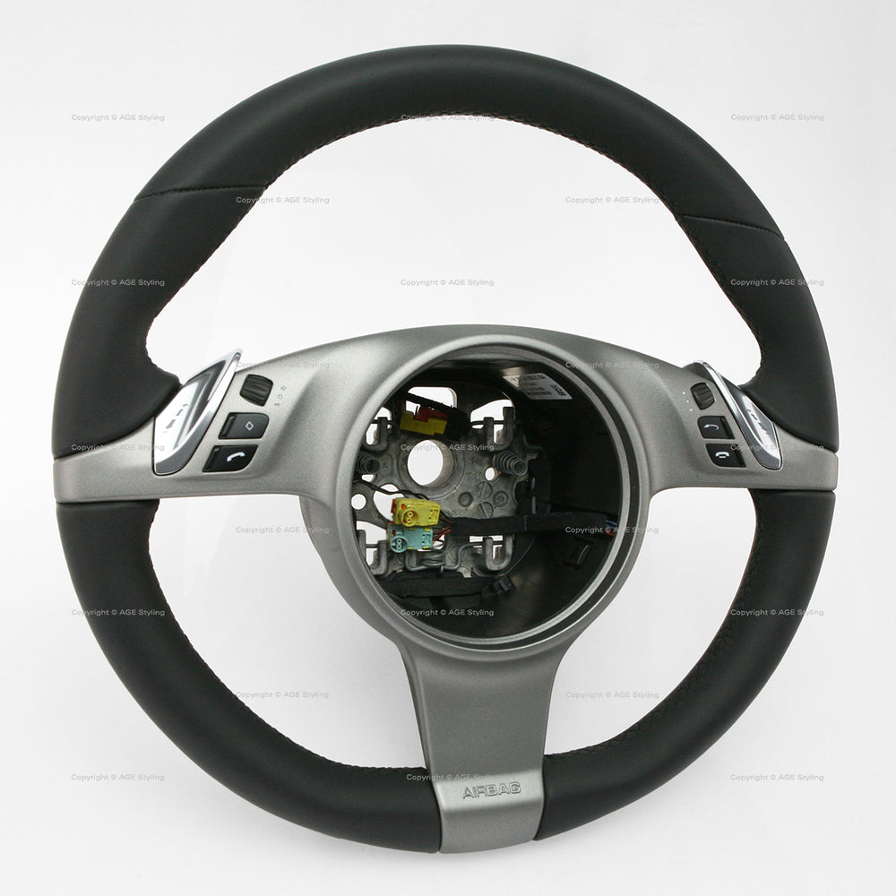 09-13 Porsche 911 997 Cayman Boxster Lenkrad Schwarzes Leder # 997-347-803-21-A34