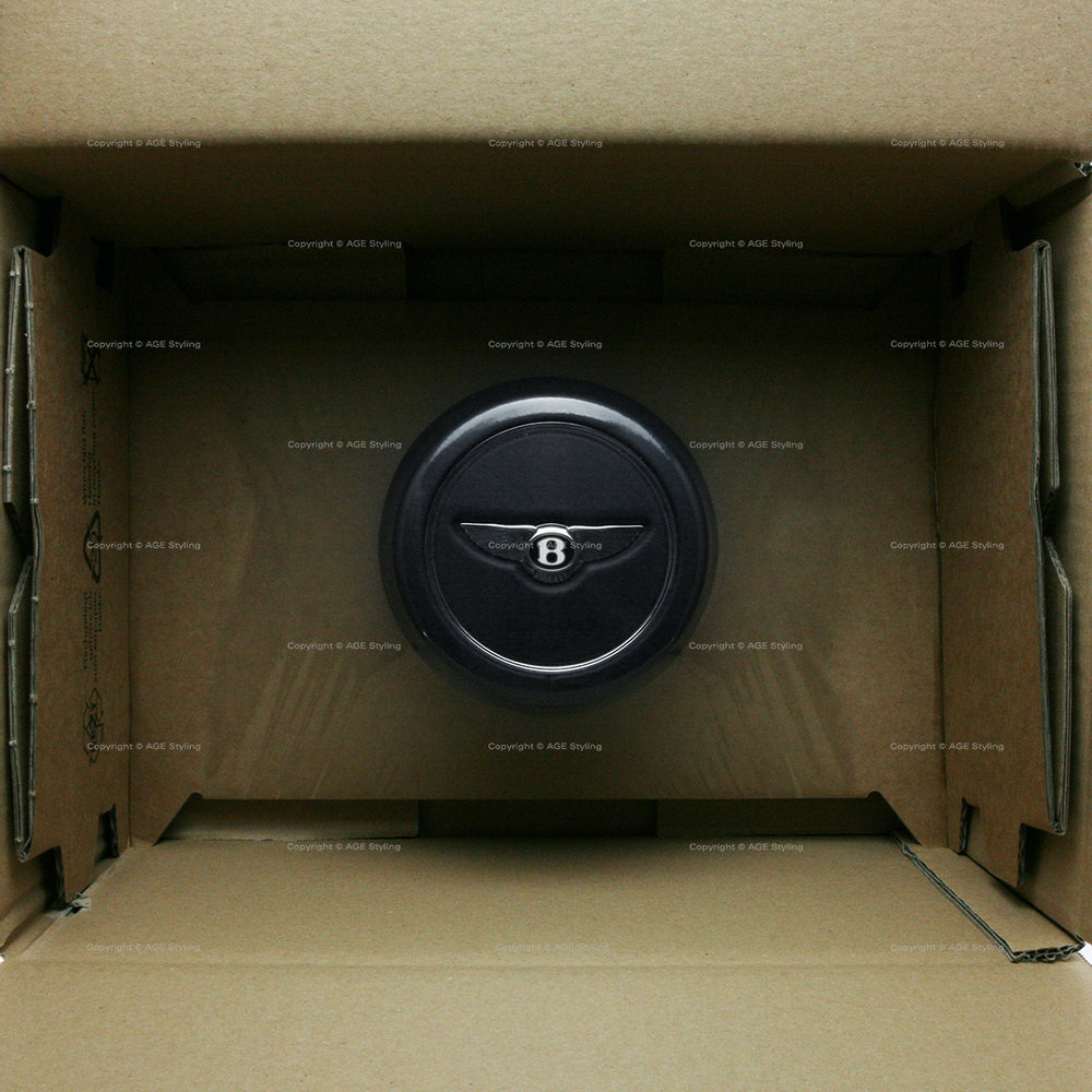 Bentley Bentayga Fahrerairbag, Baujahre 19-23, Beluga Schwarz, Teilenummer 36A-880-201-F-4BH