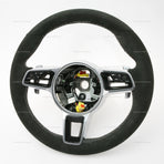 16-19 Porsche Macan Suede Alcantara PDK Steering Wheel # 95B-419-091-T-2W0