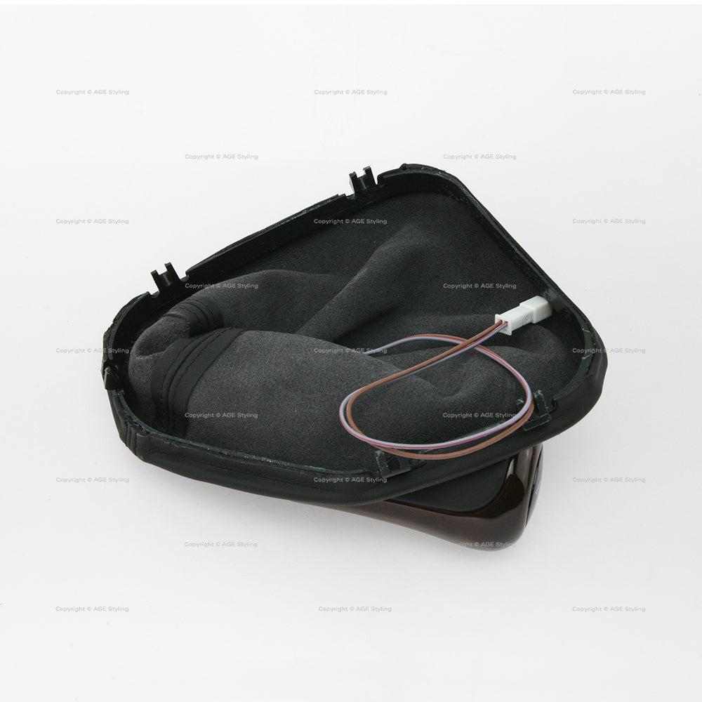 BMW M5 E39 Gear Shift Knob Wood & Leather 6-speed Manual Illuminated # 25-11-2-282-204