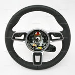 17-25 Porsche Cayman 718 Boxster 911 Steering Wheel w Chrono # 9P1-419-091-LN-A34