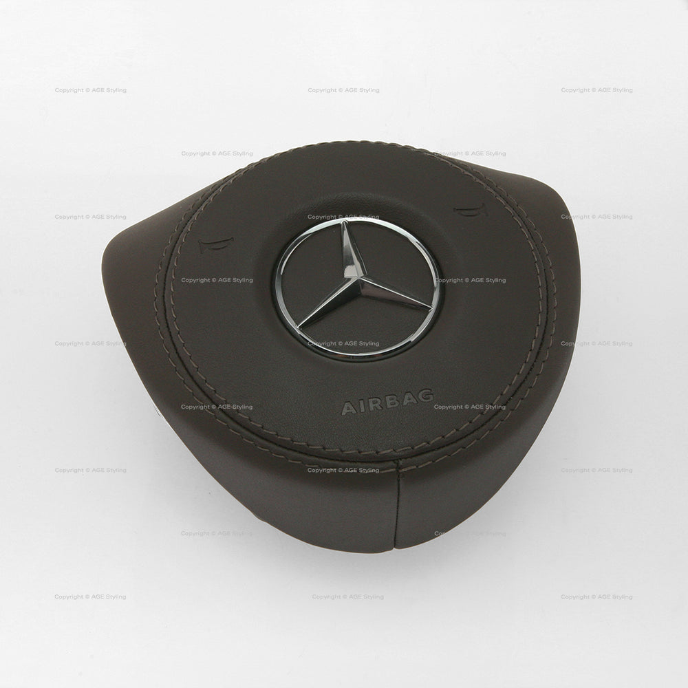 16-19 Mercedes-Benz GLE350 GLE400 GLE450 GLE550 GLE43 GLE63 Driver Airbag Espresso Brown Leather # 000-860-16-02-8R01, 000 860 16 02 8R01, 00086016028R01