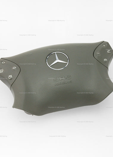 04-07 Mercedes-Benz C230 C240 C280 C320 C350 Driver Airbag Beige # 203-460-18-98-8H80, 203 460 18 98 8H80, 20346018988H80
