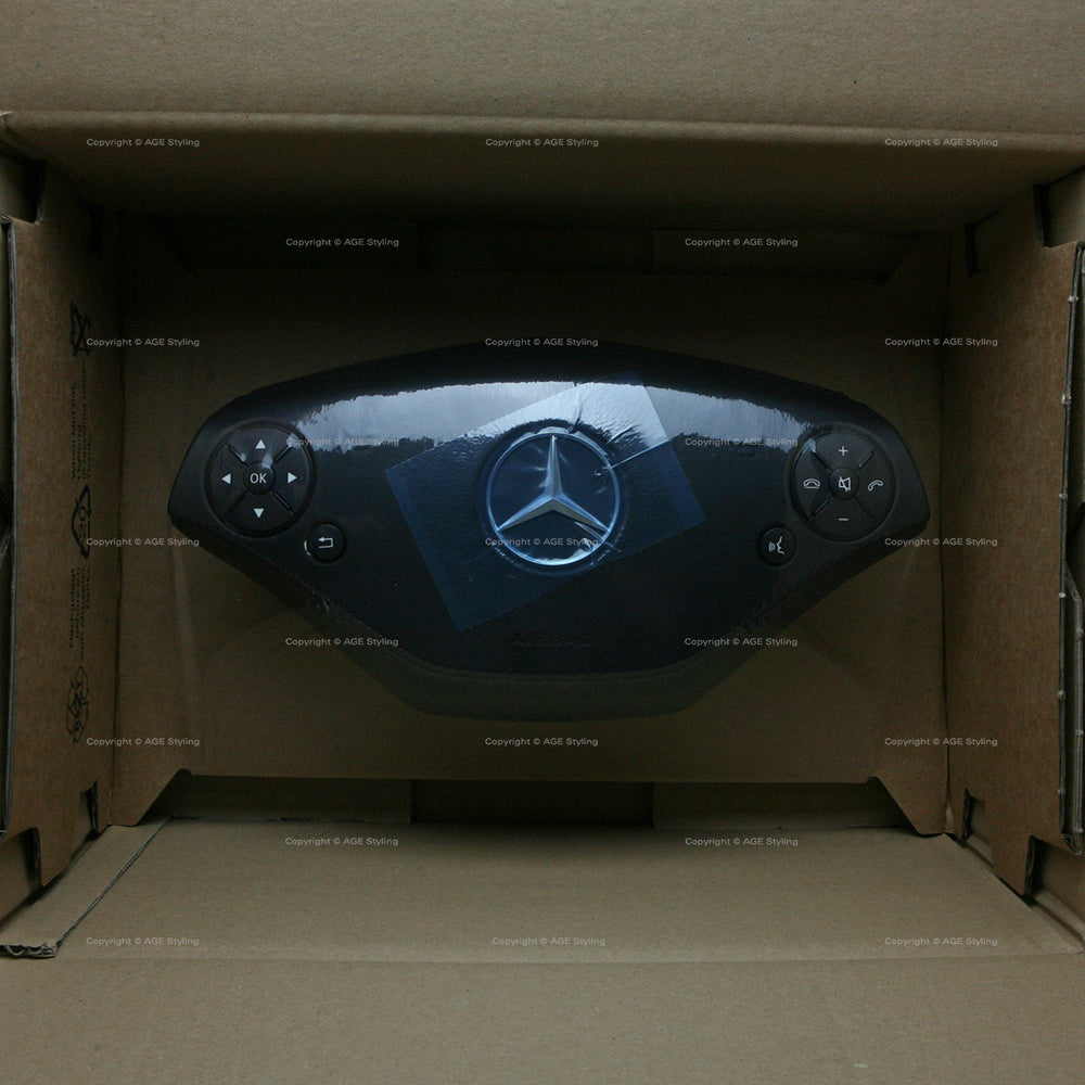 10-14 Mercedes-Benz S350 S400 S550 S600 S63 S65 Fahrerairbag Schwarzes Leder # 221-860-29-02-9E38