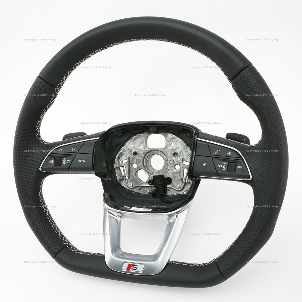 22-25 Audi Q5 Flat Bottom S-Line Steering Wheel # 80A-419-091-CL-JAH