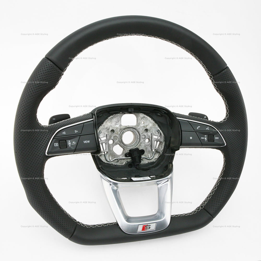 22-25 Audi Q5 Flat Bottom S-Line Steering Wheel # 80A-419-091-CL-JAH