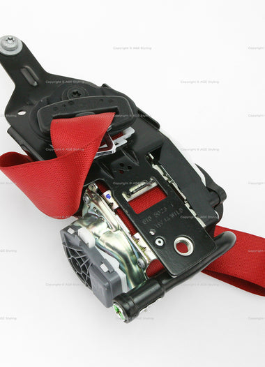 08-11 Mercedes-Benz C300 C350 Driver Seat Belt Red # 204-860-19-85-3D53, 204 860 19 85 3D53, 20486019853D53