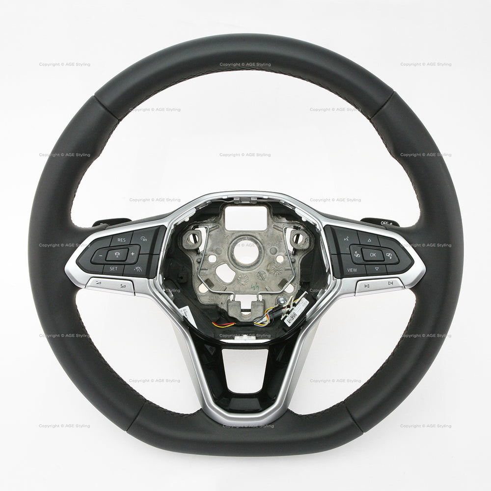 20-23 Volkswagen Golf Passat Arteon Flat bottom style steering wheel with multimedia controls & DSG gear shift paddles # 5H0-419-089-CS-VDS