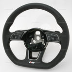 17-24 Audi A3 A4 A5 S3 S54 S5 S-Line Flat Bottom Steering Wheel # 8W0-419-091-DH-JAH