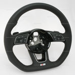17-24 Audi A3 A4 A5 S3 S54 S5 S-Line Flat Bottom Steering Wheel # 8W0-419-091-DH-JAH