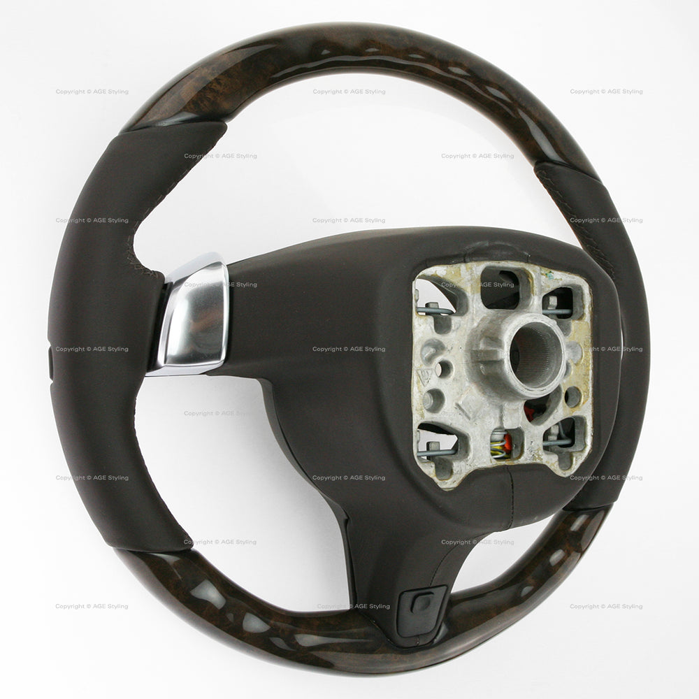 10-16 Porsche Cayenne Panamera Walnussholz-Lederlenkrad Espressobraun # 7PP-419-091-CL-6H6