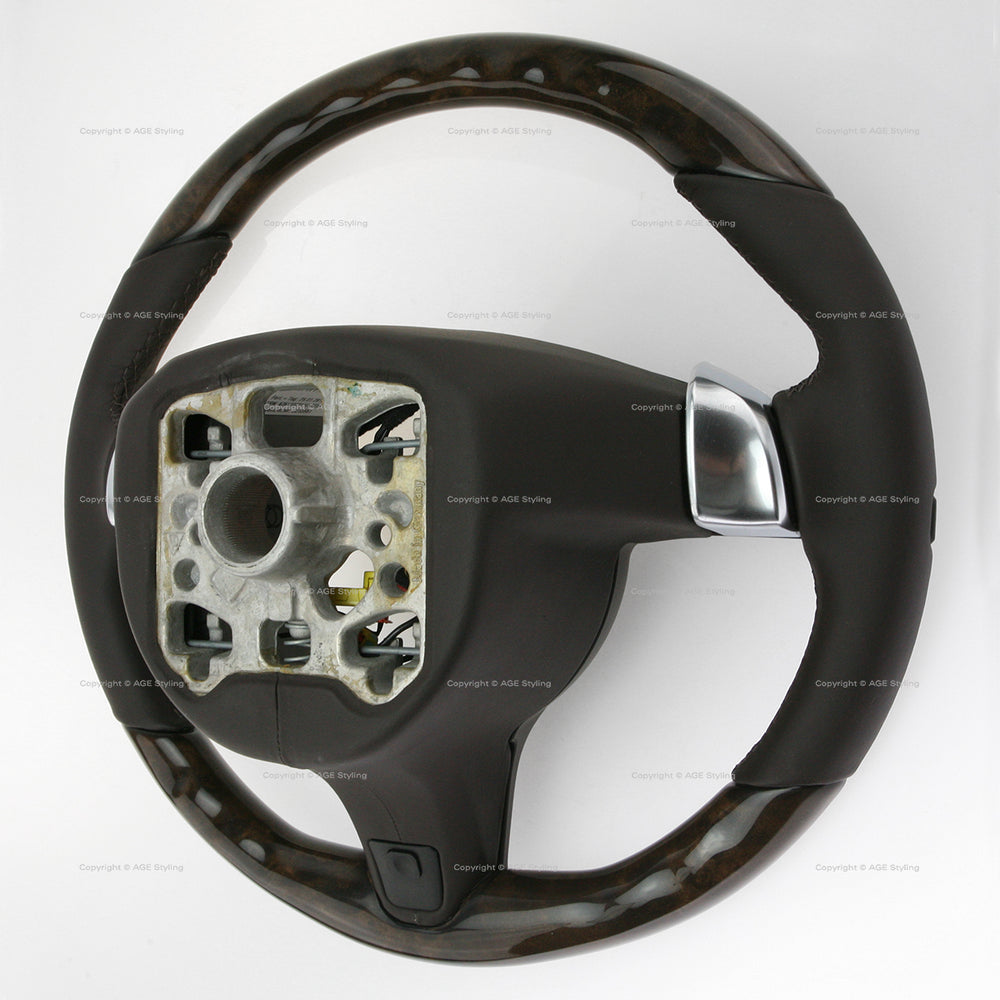 10-16 Porsche Cayenne Panamera Walnussholz-Lederlenkrad Espressobraun # 7PP-419-091-CL-6H6