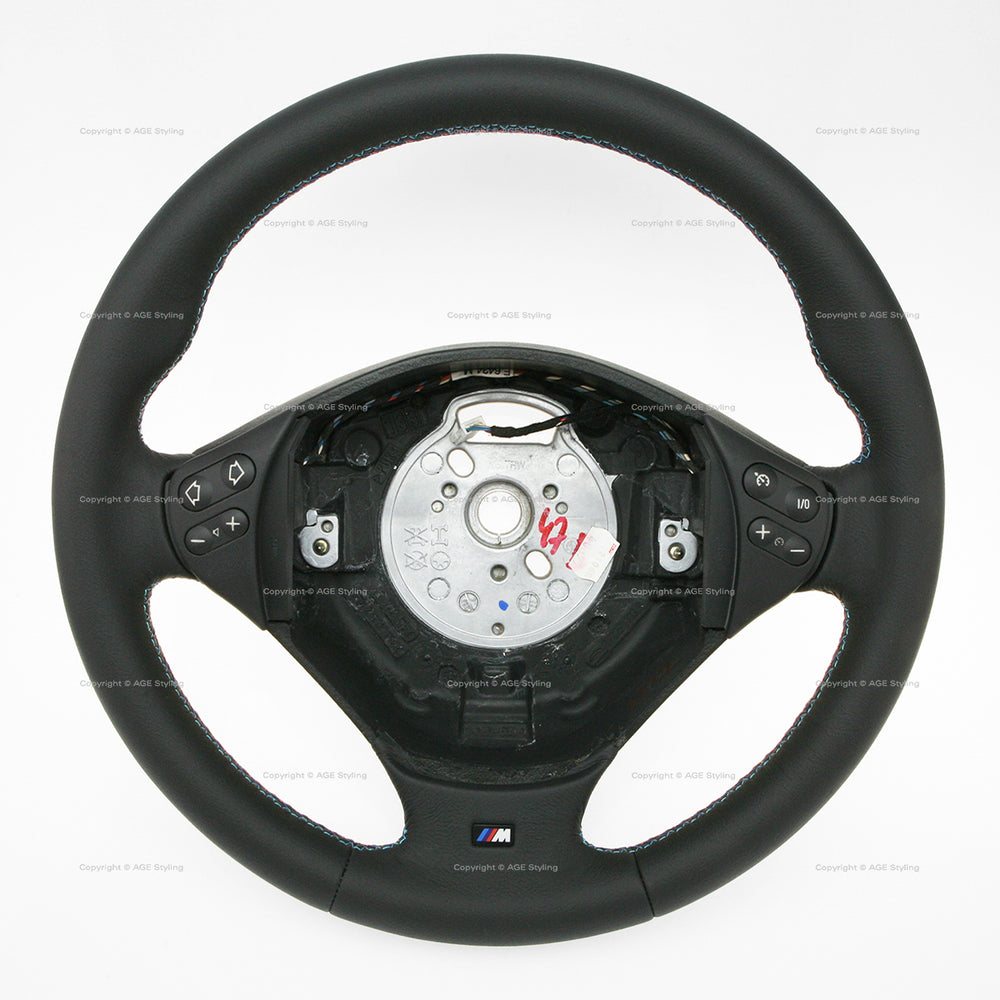 BMW M5 E39 540i Leather Steering Wheel # 32-34-2-229-100, 32 34 2 229 100, 32342229100