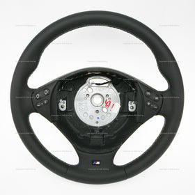 BMW M5 E39 540i Leather Steering Wheel # 32-34-2-229-100, 32 34 2 229 100, 32342229100