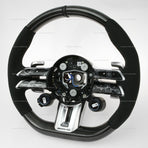 Mercedes-Benz CLE53 GT43 GT63 C43 C63 EQS GLS63 S63 SL66 SL63 G63 Carbon Fiber Alcantara Steering Wheel # 099-460-27-09-9A84