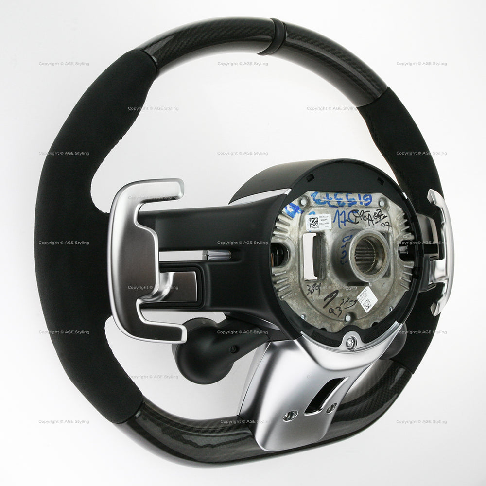 Mercedes-Benz CLE53 GT43 GT63 C43 C63 EQS GLS63 S63 SL66 SL63 G63 Carbon Fiber Alcantara Steering Wheel # 099-460-27-09-9A84