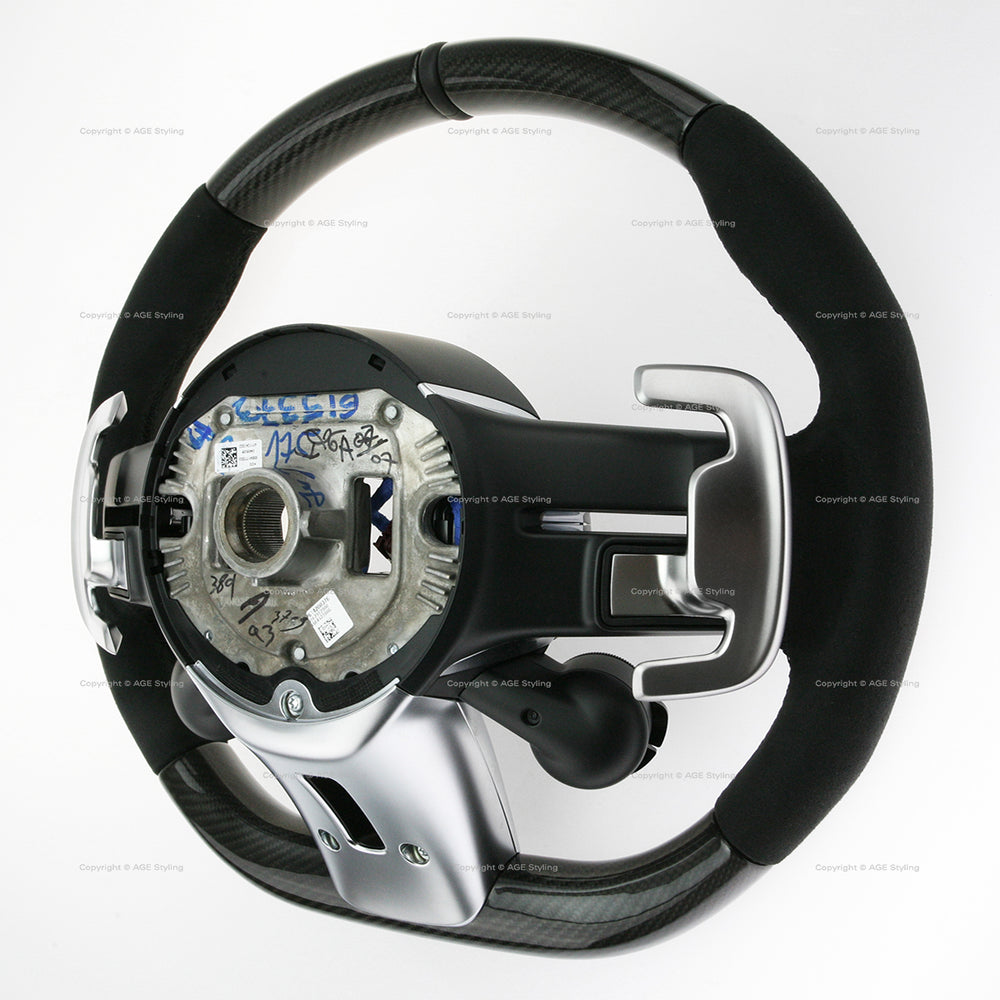 Mercedes-Benz CLE53 GT43 GT63 C43 C63 EQS GLS63 S63 SL66 SL63 G63 Carbon Fiber Alcantara Steering Wheel # 099-460-27-09-9A84