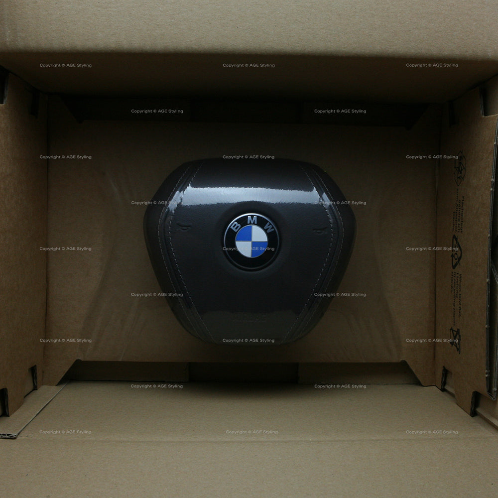 14-19 BMW 740i 750i 760i Fahrerairbag Braunes Leder # 32-30-6-876-406