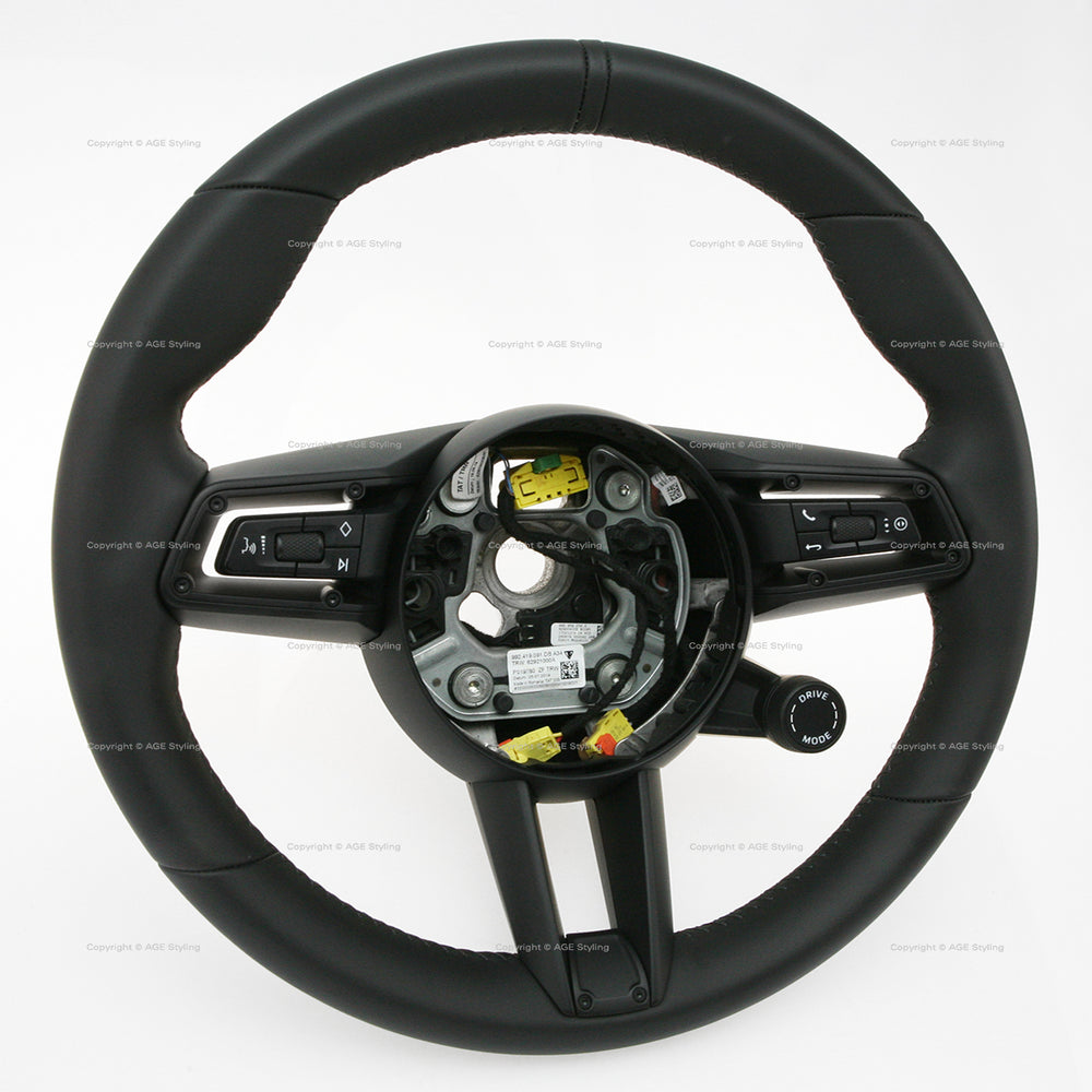 20-24 Porsche Carrera 4S GTS GT-Style Multimedia Steering Wheel with Mode Switch # 992-419-091-DB-A34
