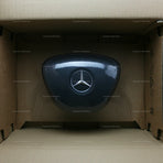 14-17 Mercedes-Benz S550 S600 S63 S65 AMG Fahrerairbag Schwarzes Leder # 222-860-00-02-7J20