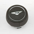 19-26 Bentley Bentayga Continental Flying Spur Driver Airbag Burnt Oak Leather # 36A-880-201-H-2BY