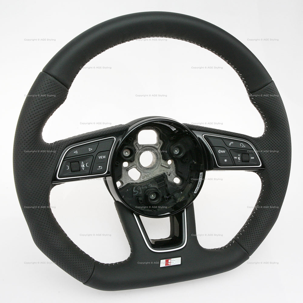 17-20 Audi A3 A4 A5 S3 S4 S5 S-Line Steering Wheel # 8W0-419-091-AE-JAH