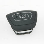 19-25 Audi A6 A7 A8 Driver Airbag Turmalin Blue Leather # 4N0-880-201-Q-CJ6