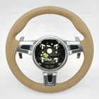 10-16 Porsche Panamera PDK Chrono Steering Wheel Luxor Leather # 970-347-803-33-9J9