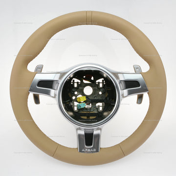 10-16 Porsche Panamera PDK Chrono Steering Wheel Luxor Leather # 970-347-803-33-9J9, 970-347-803-30-9J9, 970-347-803-31-9J9, 970-347-803-80-9J9, 970-347-803-92-9J9