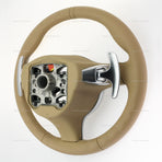 10-16 Porsche Panamera PDK Chrono Steering Wheel Luxor Leather # 970-347-803-33-9J9