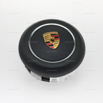 19-23 Porsche Cayenne Driver Airbag Black Leather # 9Y0-880-201-AL-A34