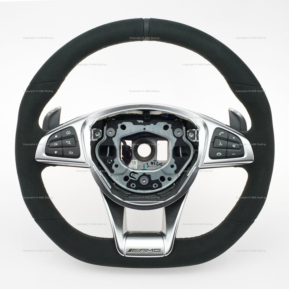 16-20 Mercedes-Benz AMG GT GTC GTR GTS Suede Steering Wheel # 190-460-07-03-9A84