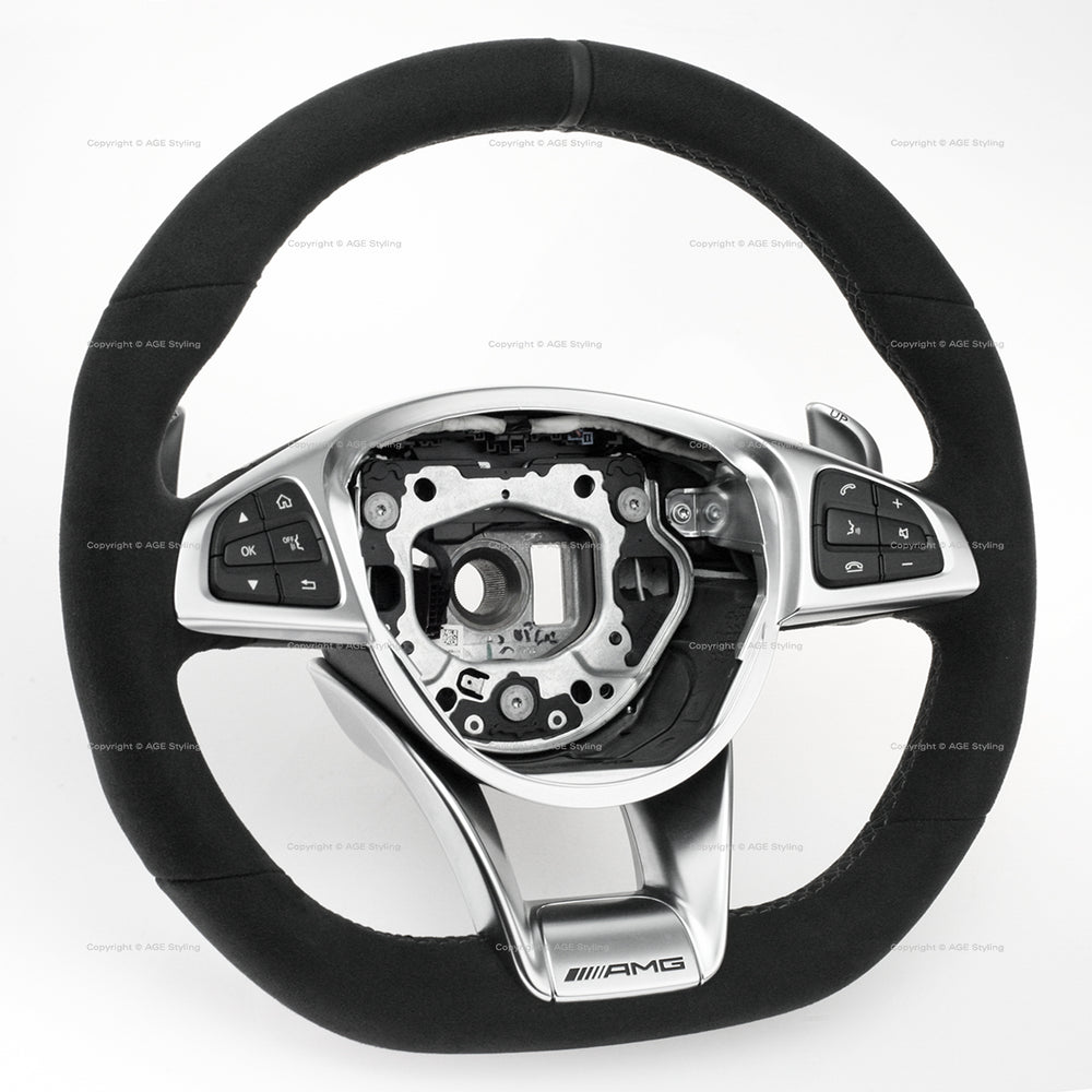 16-20 Mercedes-Benz AMG GT GTC GTR GTS Suede Steering Wheel # 190-460-07-03-9A84