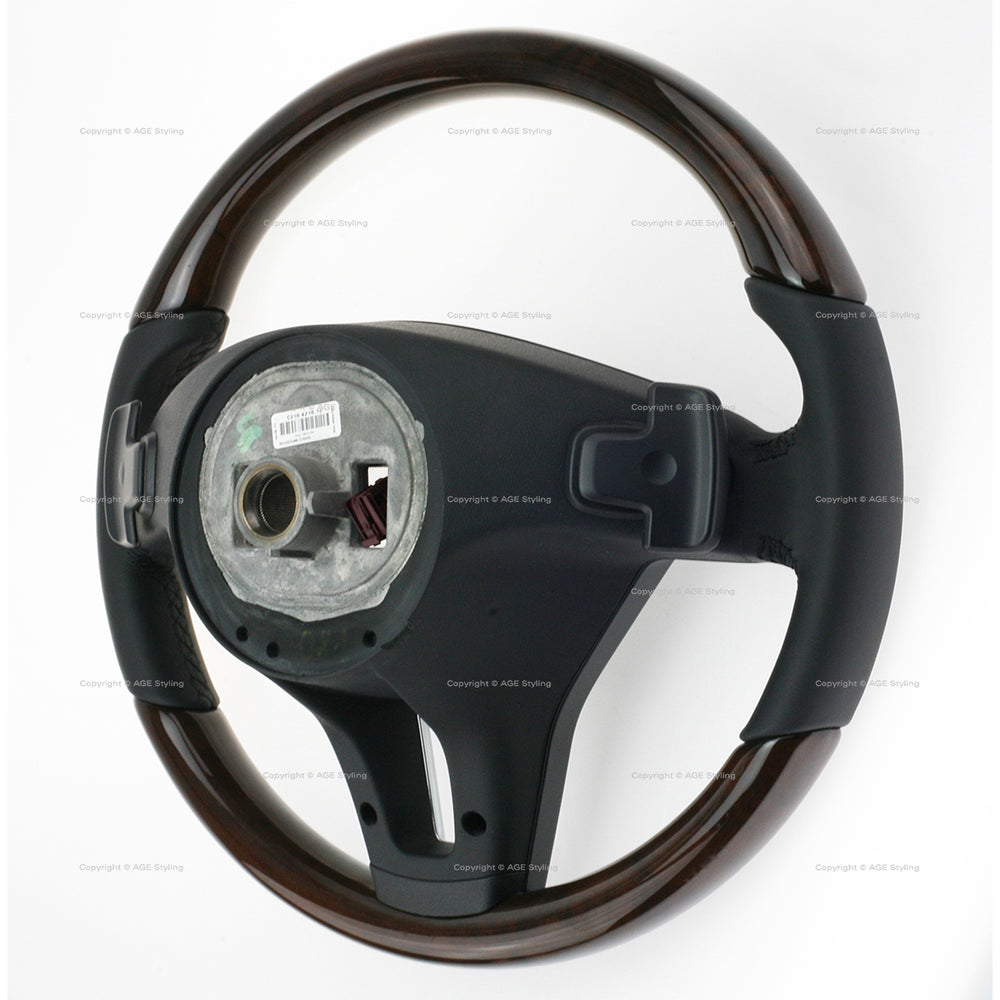 14-15 Mercedes-Benz E250 E350 E400 E550 Walnut Wood Steering Wheel # 218-460-39-03-9E38