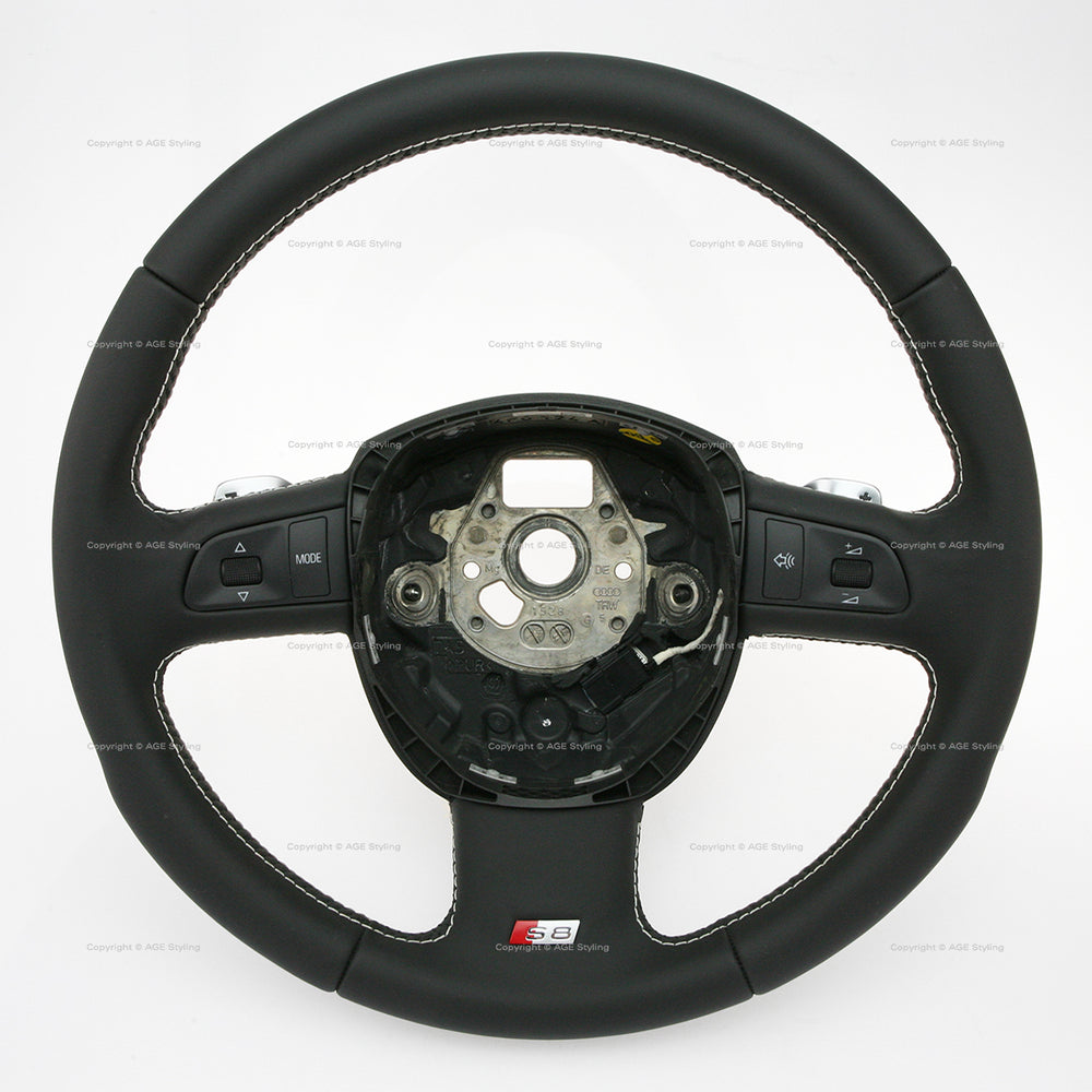 Audi S8 Multimedia Steering Wheel w Gear Shift Paddles # 4E0-419-091-CF-VMJ