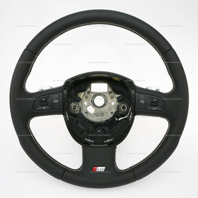 Audi S8 Multimedia Steering Wheel w Gear Shift Paddles # 4E0-419-091-CF-VMJ