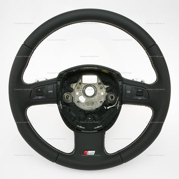 Audi S8 Multimedia Steering Wheel w Gear Shift Paddles # 4E0-419-091-CF-VMJ