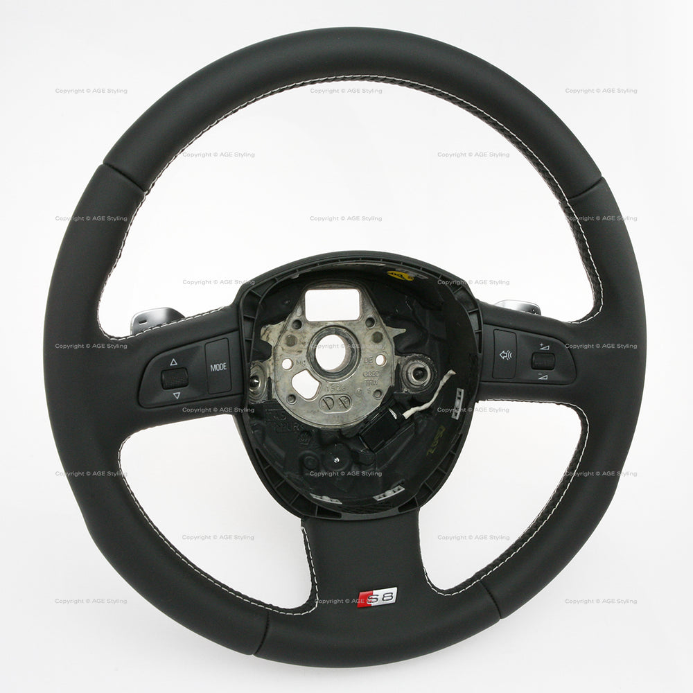 Audi S8 Multimedia Steering Wheel w Gear Shift Paddles # 4E0-419-091-CF-VMJ
