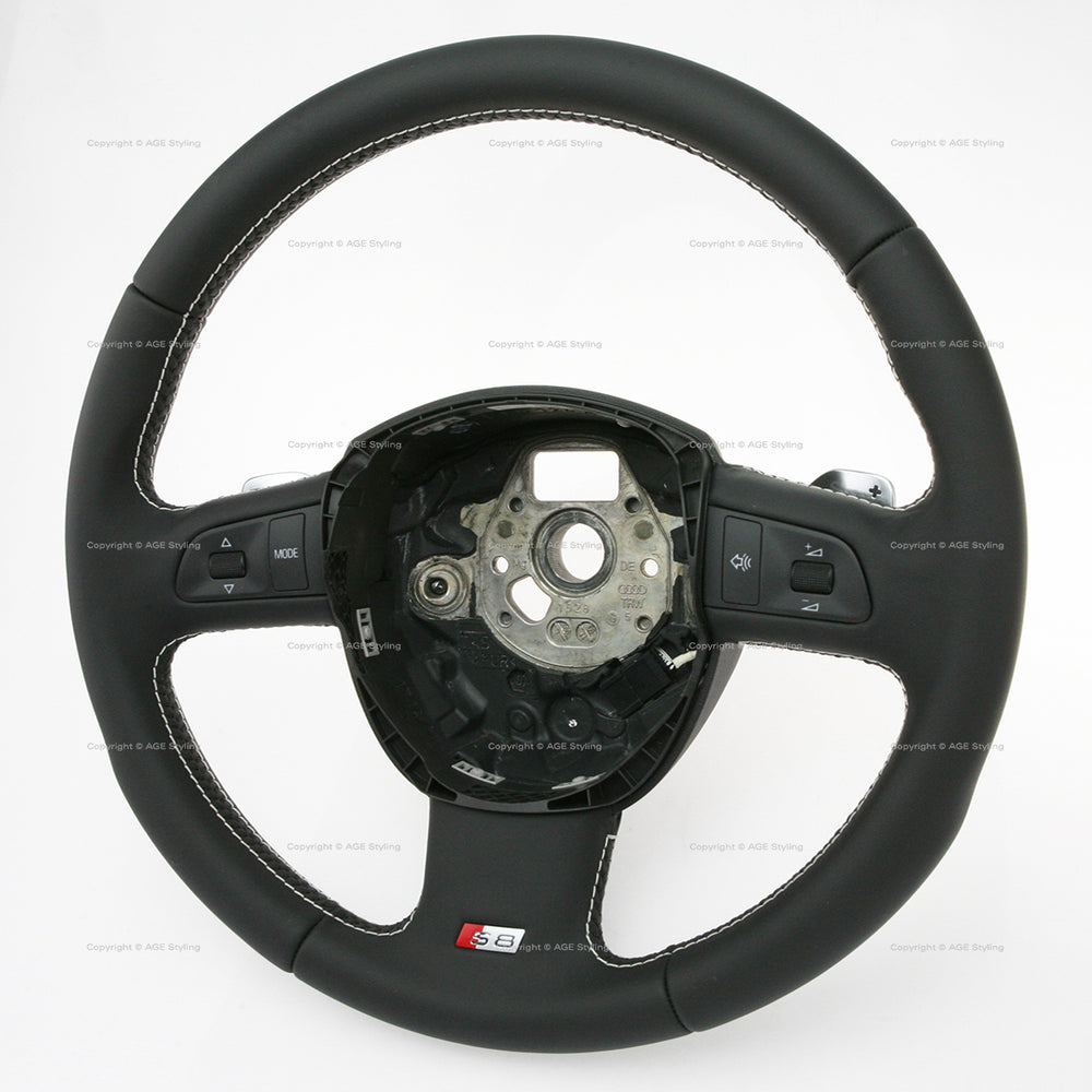 Audi S8 Multimedia Steering Wheel w Gear Shift Paddles # 4E0-419-091-CF-VMJ