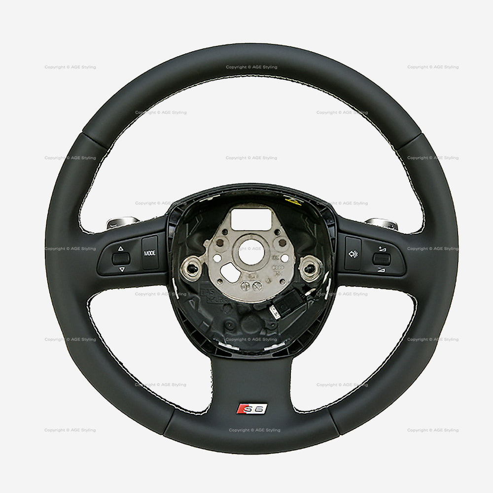 07-08 Audi S6 DSG Multimedia Steering Wheel # 4F0-419-091-AF-VMJ