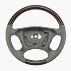 07-09 Mercedes-Benz CLK320 CLK350 CLK55 AMG Lenkrad Walnussholz Grau Leder # 219-460-38-03-7F62