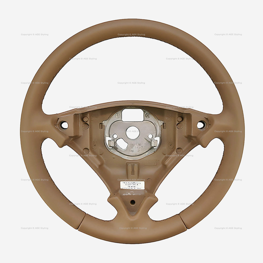 03-10 Porsche Cayenne I Havana Brown Steering Wheel # 955-347-804-21-6Q2