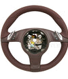 10-16 Porsche Panamera Cayenne Steering Wheel Marsala Red # 7PP-419-091-CJ-8U7