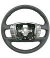 11-16 VW Phaeton Gray Leather Steering Wheel # 3D0-419-091-BN-RUU