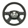 12-15 Audi A6 A7 Multimedia Steering Wheel Black Leather # 4G0-419-091-M-1KT