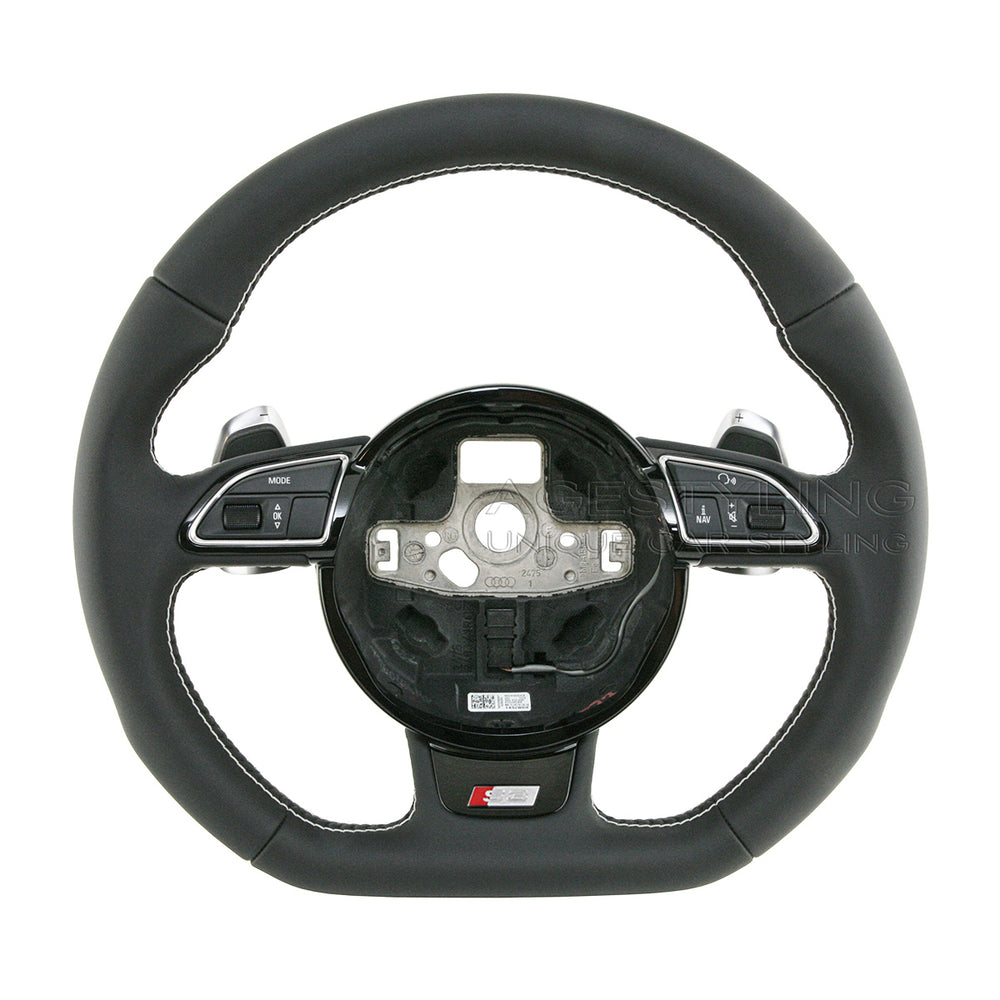 15-18 Audi S3 A3 Flat Bottom Steering Wheel # 8V0-419-091-AB-VMJ
