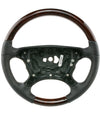 03-06 Mercedes-Benz SL550 SL600 Walnut Wood Leather Steering Wheel # 230-460-15-03-9E37