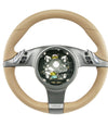 10-16 Porsche Cayenne Panamera Steering Wheel Luxor Beige # 970-347-803-82-9J9