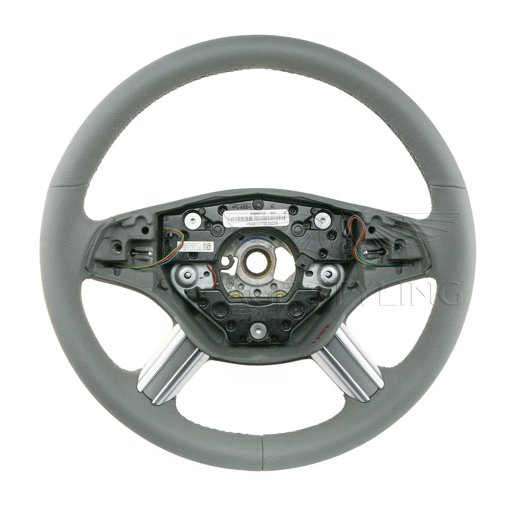 06-11 Mercedes-Benz ML350 ML550 ML63 GL450 GL550 R350 Steering Wheel Alpaca Gray # 164-460-51-03-7F07