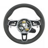 17-20 Porsche 911 Cayman 718 Boxster Steering Wheel Gray Leather # 9P1-419-091-EJ-OE5
